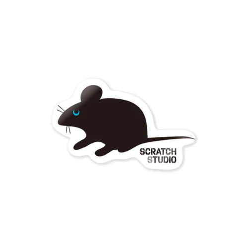SCRATCH STUDIO『マウス』ステッカー（original） Sticker