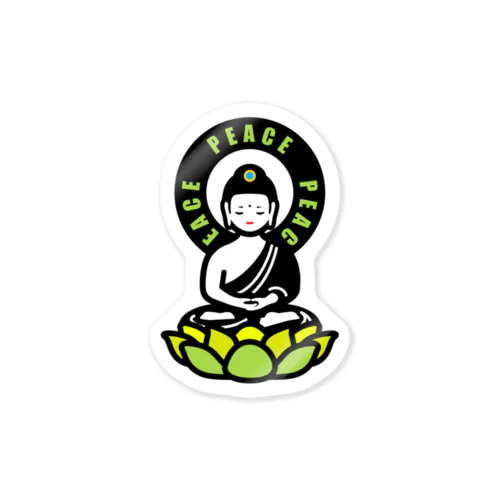 PEACE BUDDHA Sticker