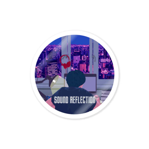 Sound Reflection | COZY RADIO Sticker