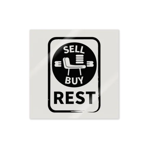 SELL・BUY・REST ステッカー