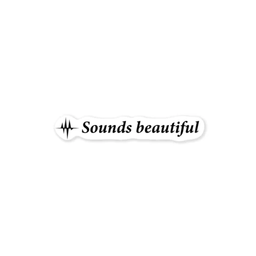 Sounds beautiful ステッカー Sticker