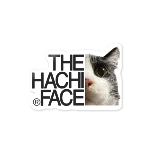 THE HACHI FACE ステッカー