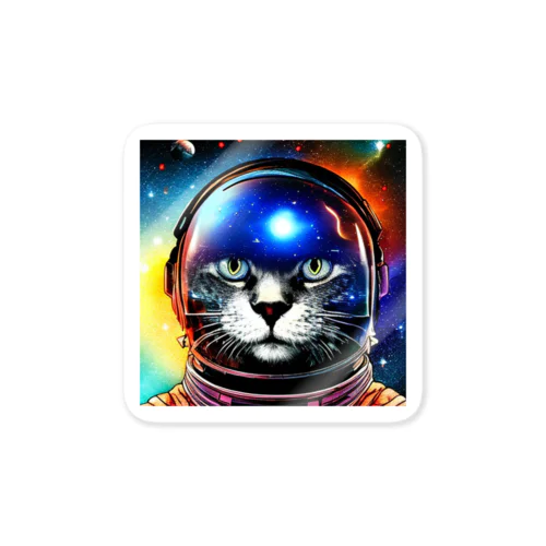 Space Cat Sticker