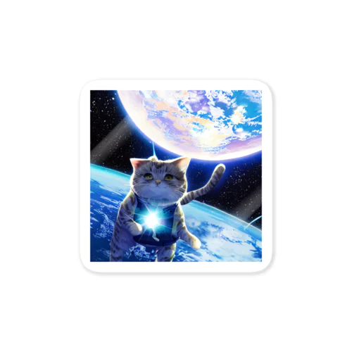 Space Cat Sticker