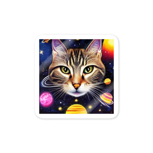 Space Cat ステッカー