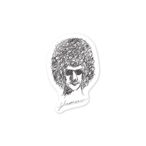 Glassessun Sticker