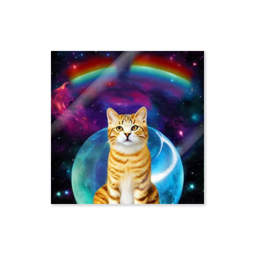 Space Cat Sticker