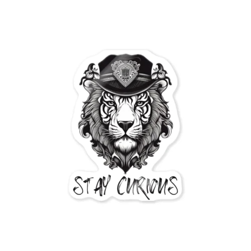 stay curious Sticker