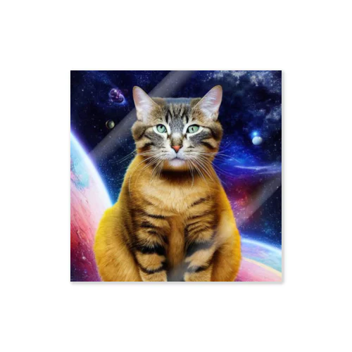 Space Cat Sticker