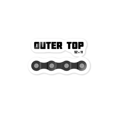 OUTER TOP ステッカー