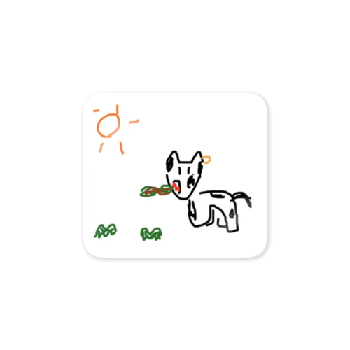 うしのゲップ Sticker