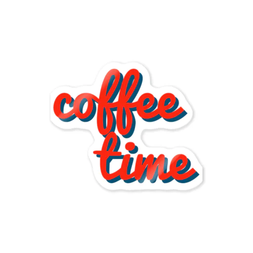 coffee time Sticker