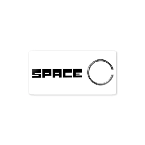 spaceC ロゴ ステッカー