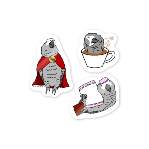 第二弾ちびステッカー×3 Sticker
