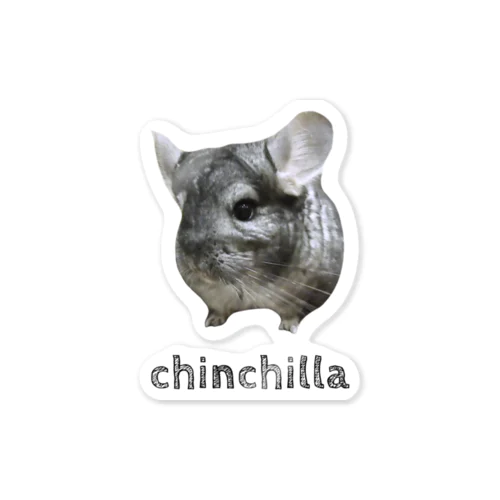 チンチラの可愛いアイテム Sticker
