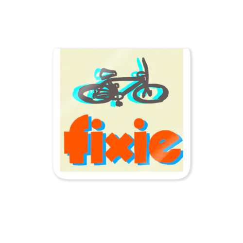 fixie Sticker