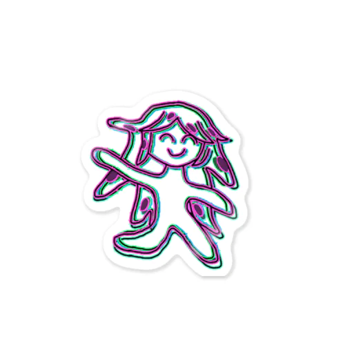 ネオンであぽょ Sticker