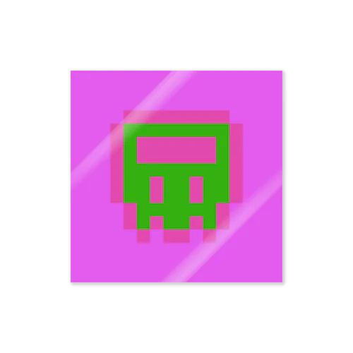 Pixelglyph #09479 ステッカー