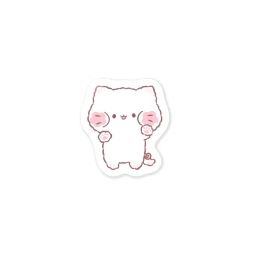 ぽわねこちゃんといっしょステッカー Sticker