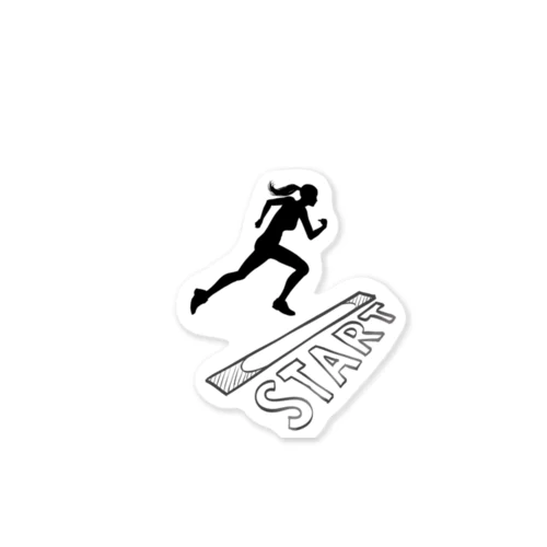 START🏃‍♀️💨💨 Sticker