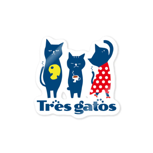 Tres Gatos トレスガトス ロゴグッズ Sticker