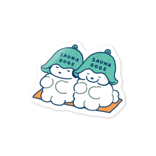 SAUNA DOGS Sticker