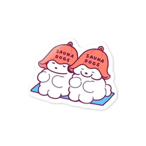 SAUNA DOG Sticker