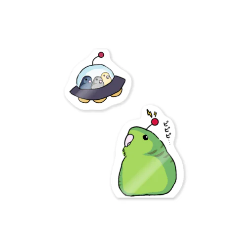 サザナミ星との交信 Sticker