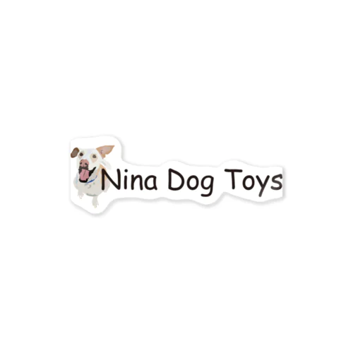 Nina Dog Toys Logoグッツ ステッカー