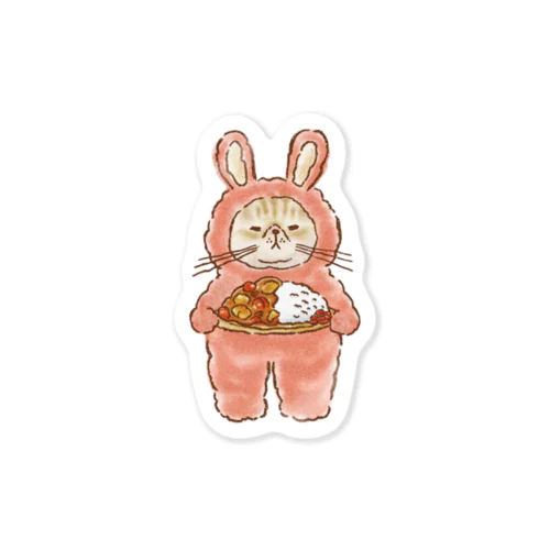 「美味しいカレーでも食べて一回休憩しませんか？」 Sticker
