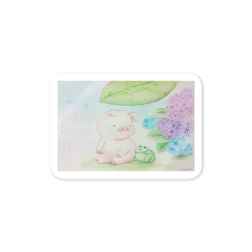 ぶーちゃんの6月 Sticker