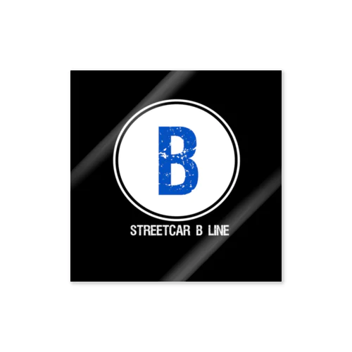 Kumamoto B-Line kasure Box type Sticker