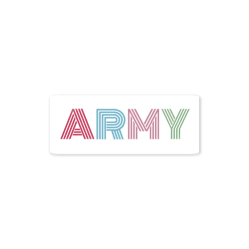 ARMY ステッカー