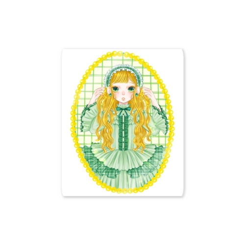 greenGirl Sticker