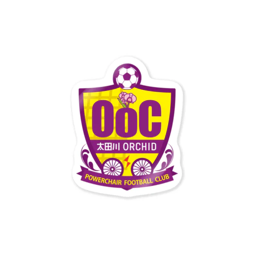 太田川ORCHID　公式グッズ Sticker