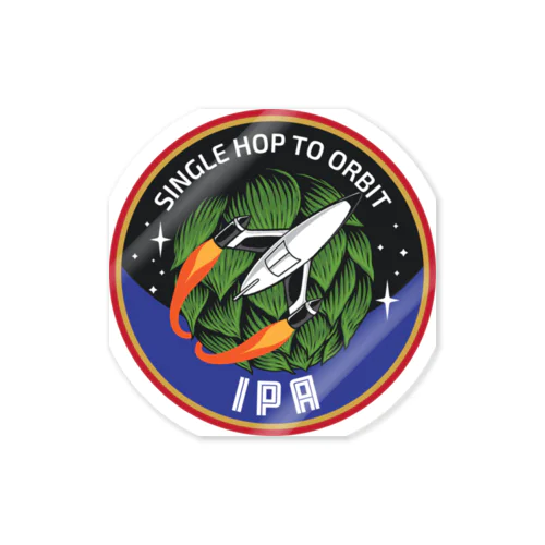 Single Hop To Orbit Sticker