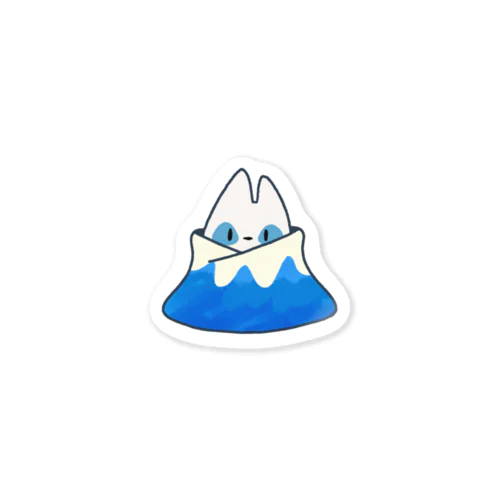 カブネコちゃんステッカー（富士山Ver.） Sticker