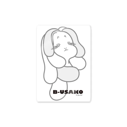 ぶさいくなウサ子さん Sticker