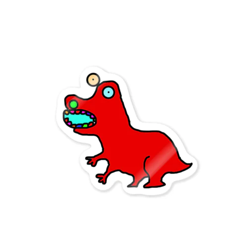 恐竜宇宙人Ｎｏ．17ステッカー Sticker