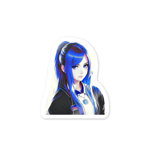 cute girl Sticker