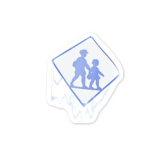 つめたそうな標識 Sticker