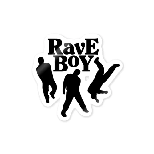 Rave Boy Records Sticker
