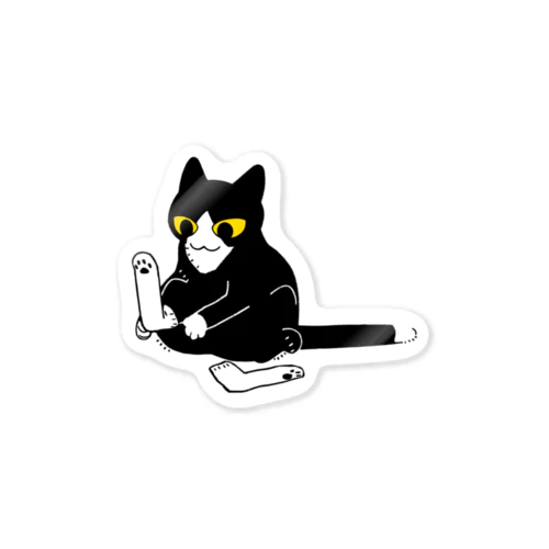 くつした猫 Sticker