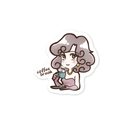 Coffee break  Sticker