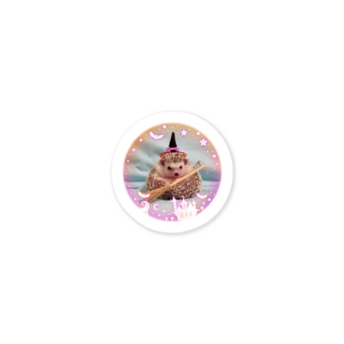 魔女っ子ハリネズミの雫 Sticker