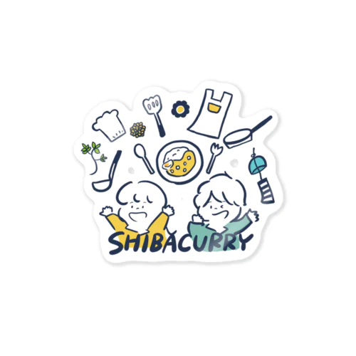 SHIBA CURRY Sticker