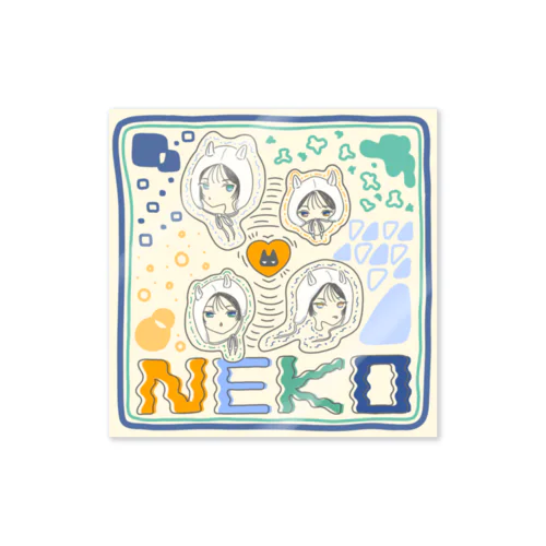 ネコミミちゃん Sticker