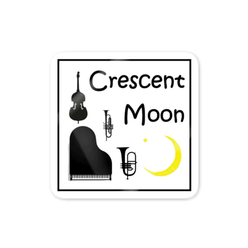 Crescent Moon2 Sticker