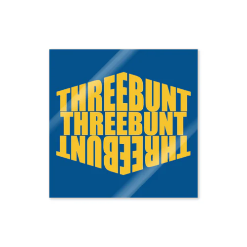 THREE BUNT (スリーバント） Sticker