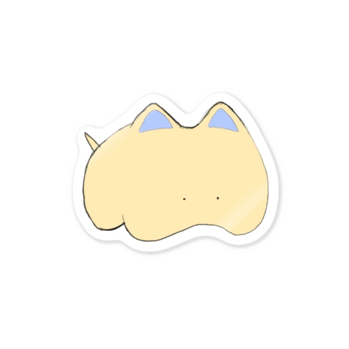 しょうりゃくねこ Sticker